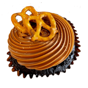 Caramel Crunch custom cupcake in dallas Texas